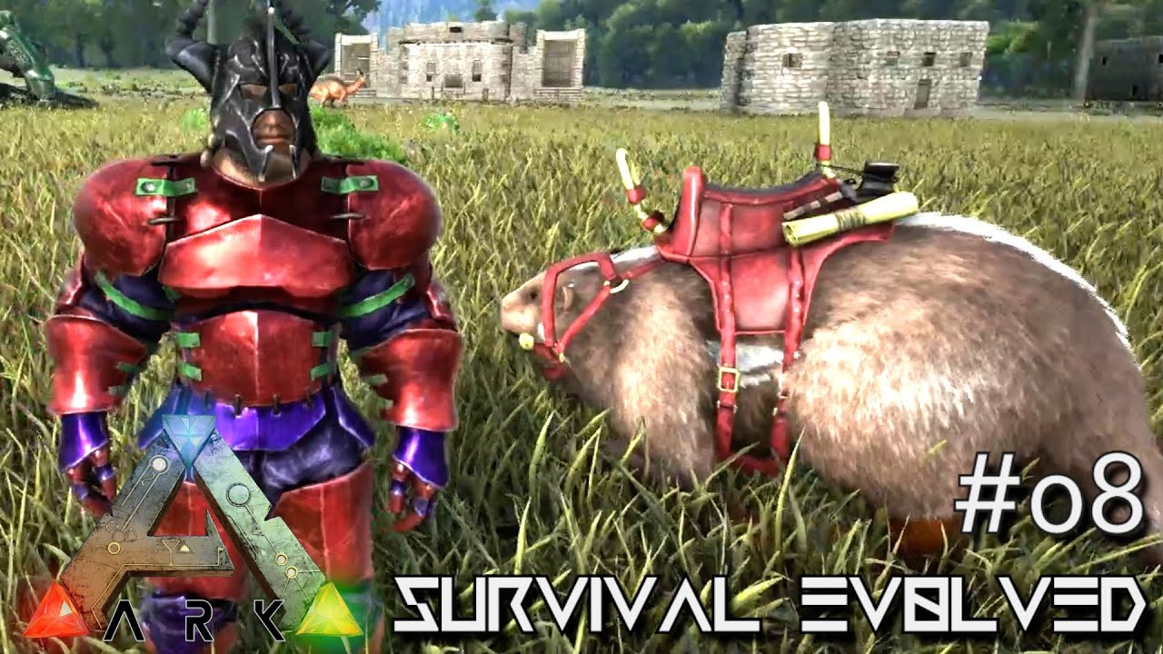 MODDED ARK: Survival Evolved - BEAVER SQUAD & BATTLE FROG !!! E08 (Gameplay)