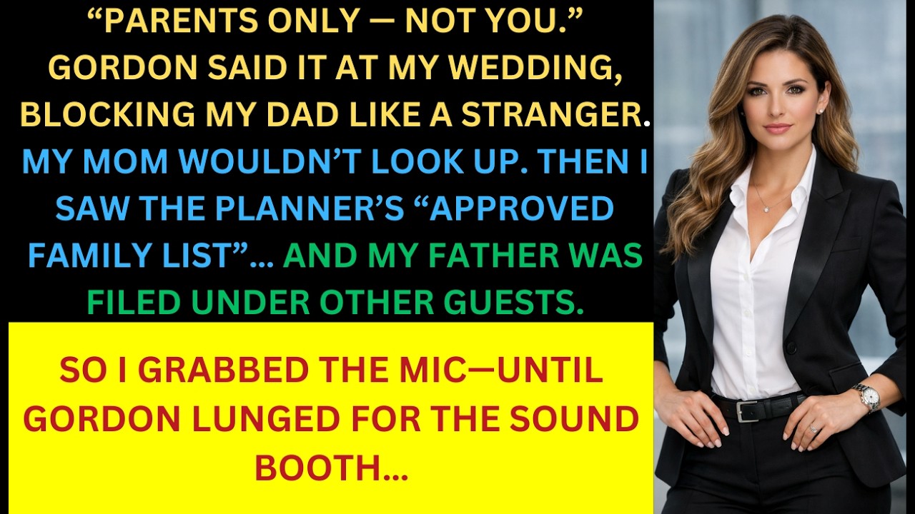 My Stepfather Said, ‘Parents Only’ at My Wedding — So I Read the Family List the Planner Was Given