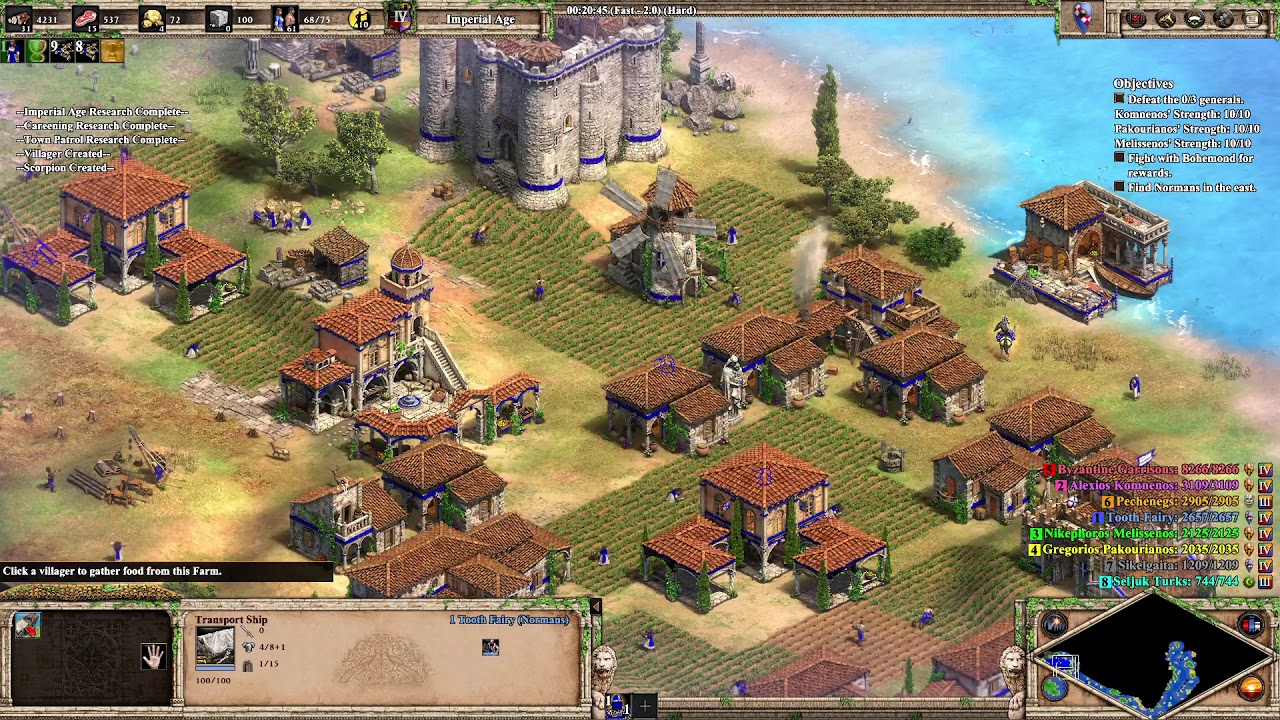 AoE2 DE - The Hauteville - Bohemond And The Emperor - 