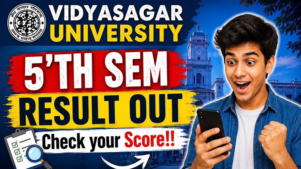 Result Out || 5th SEM || Vidyasagar University