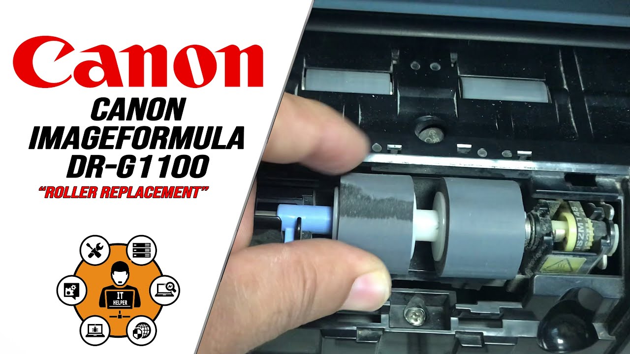 Canon ImageFORMULA DR-G1100 Scanner Roller Replacement