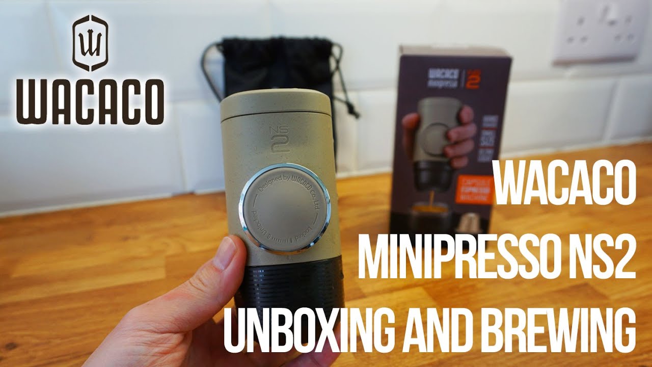 WACACO Minipresso NS2 Unboxing and making an Espresso/Caffè Americano!