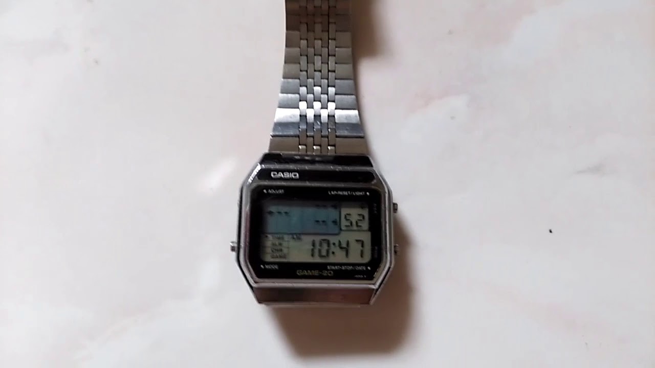Vintage Casio GM-20 game watch