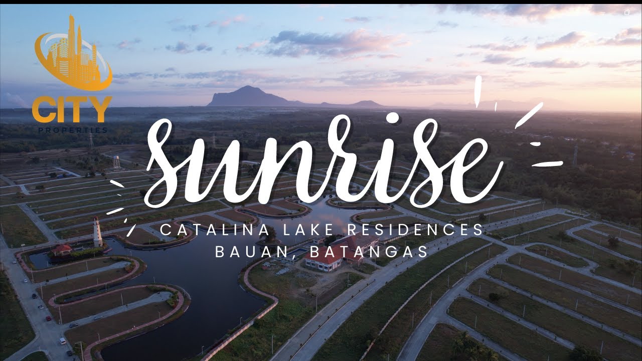 Sunrise at Catalina Lake Residences/ Residential Lot For Sale in Bauan, Batangas/ AERIAL VIEW