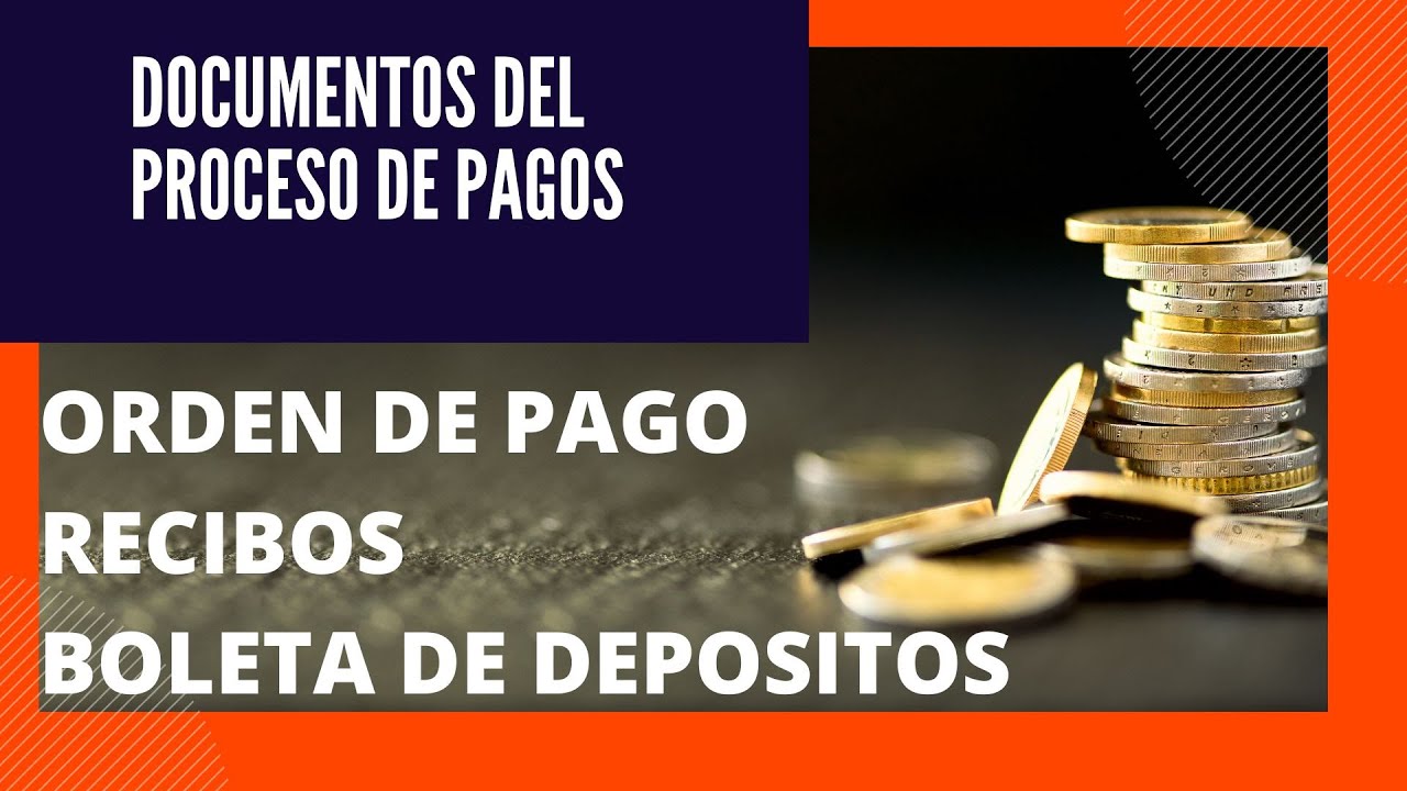 RECIBO / ORDEN DE PAGO / BOLETA de DEPOSITO - Documentos Comerciales