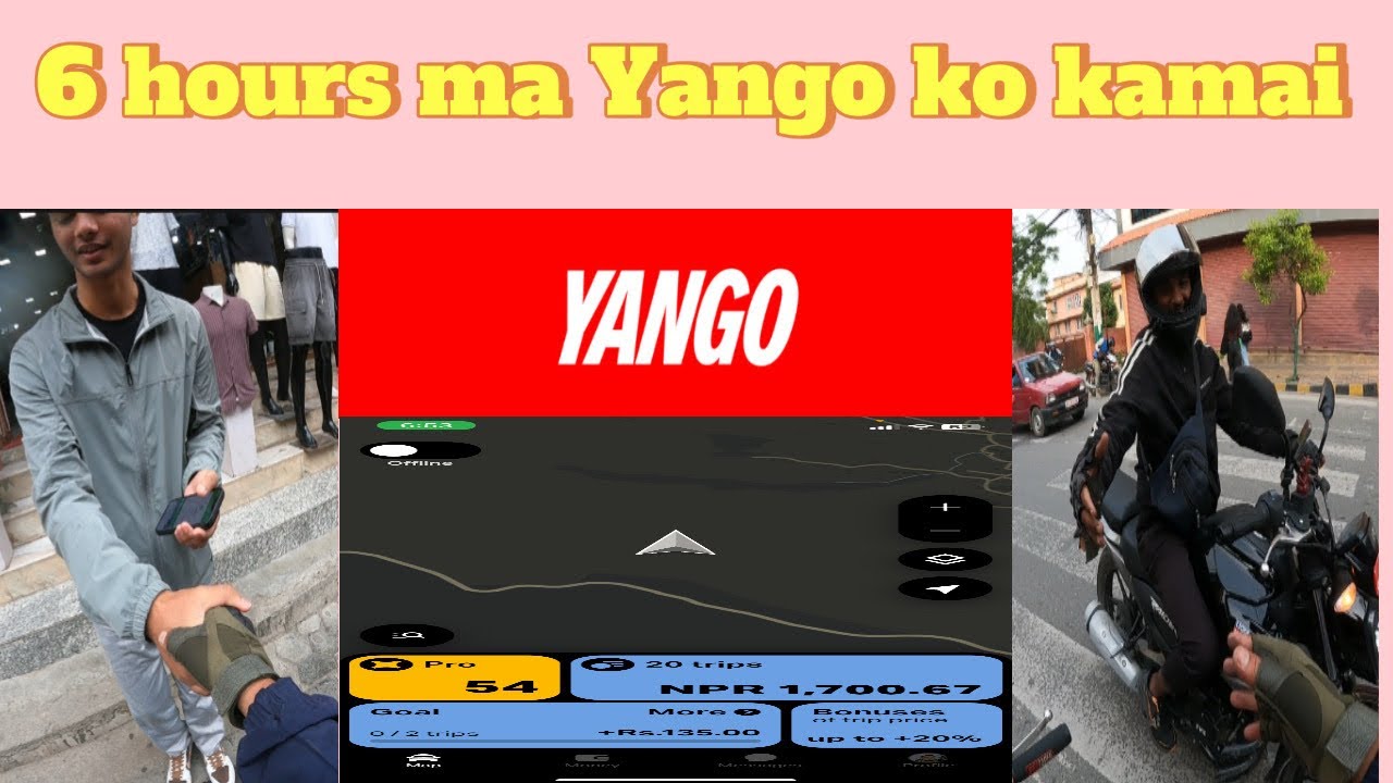 6 hours ko Yango ko kamai 1700+1500 omg /yango @YangoNepaloffice
