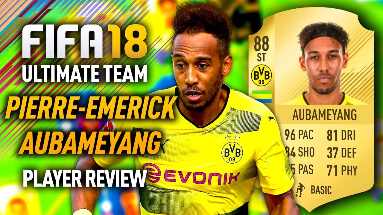 FIFA 18 PIERRE-EMERICK AUBAMEYANG (88) *96 PACE* PLAYER REVIEW! FIFA 18 ULTIMATE TEAM!