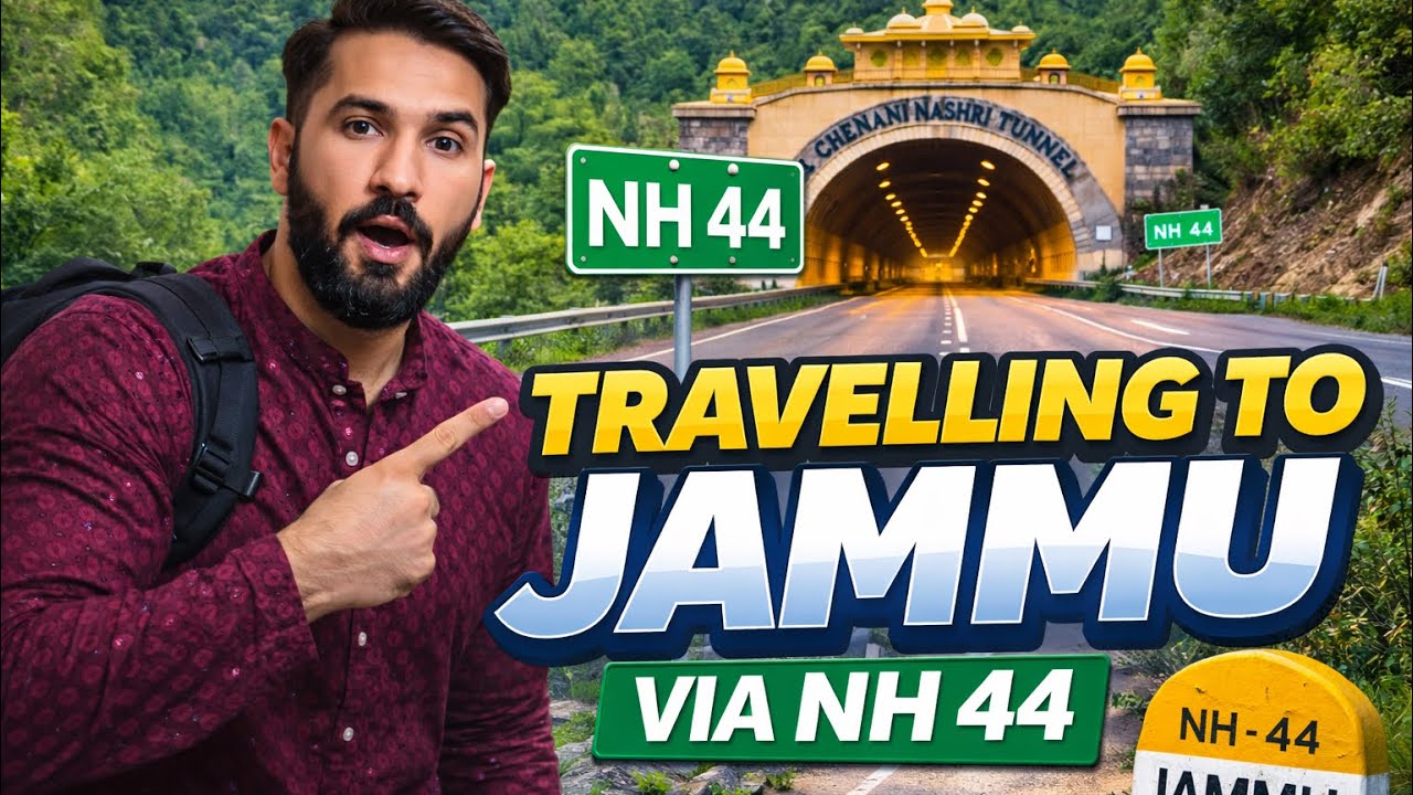 Pulwama to Jammu Road Trip | Snowy Pir Panjal Views ❄️ | NH44 Travel Vlog 13-02-2026