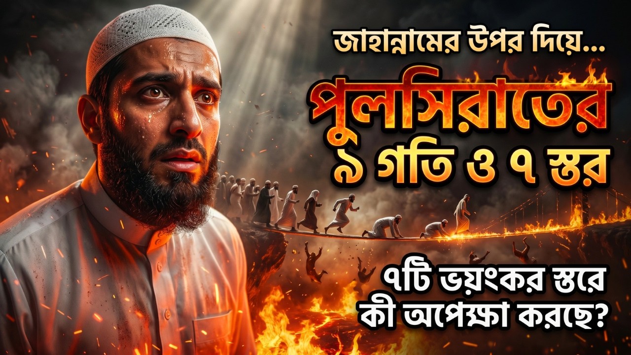 পুলসিরাতের সেই ৭টি ভয়ংকর প্রশ্ন: উত্তর দিতে না পারলে কী হবে?