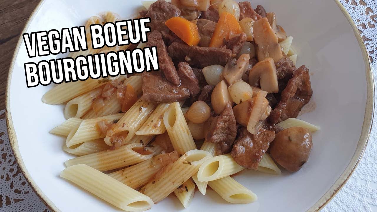 VEGAN BOEUF BOURGUIGNON | Cook with me!