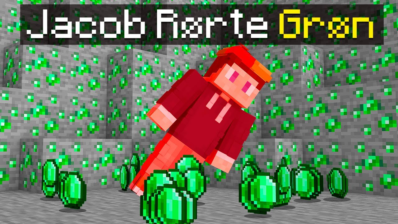 Jeg Må IKKE Røre Farven GRØN i Minecraft!