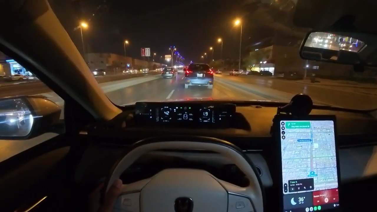 Night Drive in Riyadh 🌙 | Changan Eado 2025 POV on King Abdullah & King Abdul Aziz Roads