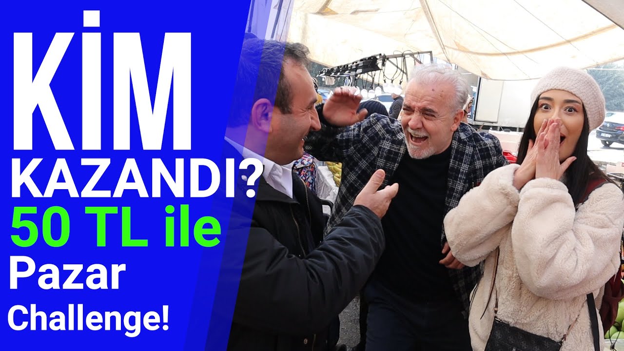 50'ŞER TL İLE PAZAR CHALLENGE 😀