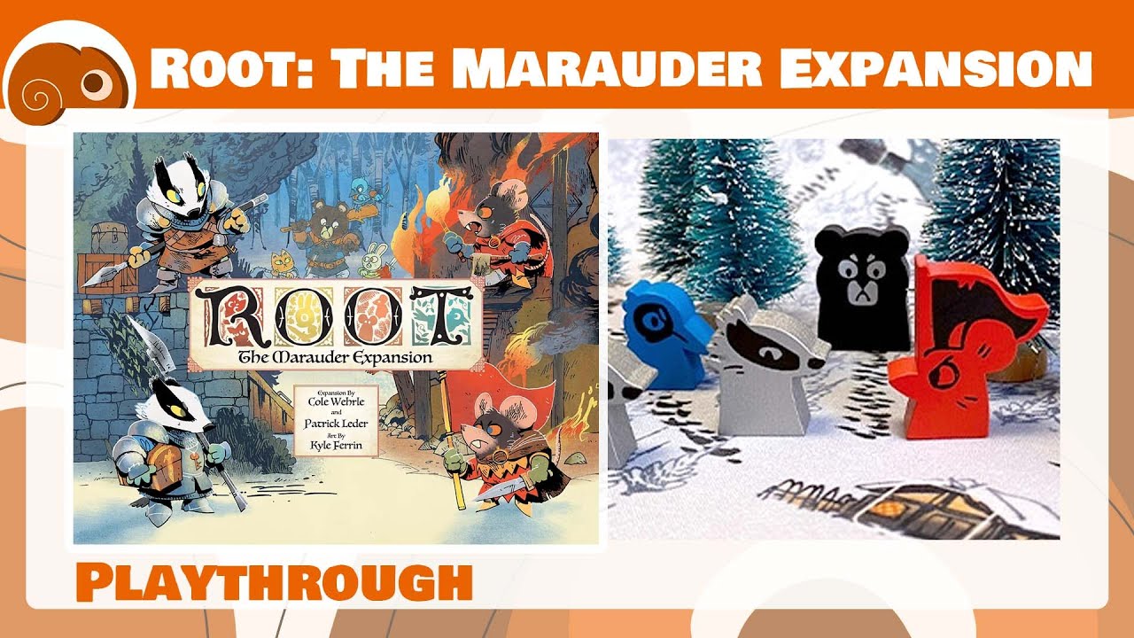 Root: The Marauder Expansion - 4p - Tutorial fazioni usate e partita completa con discussione finale