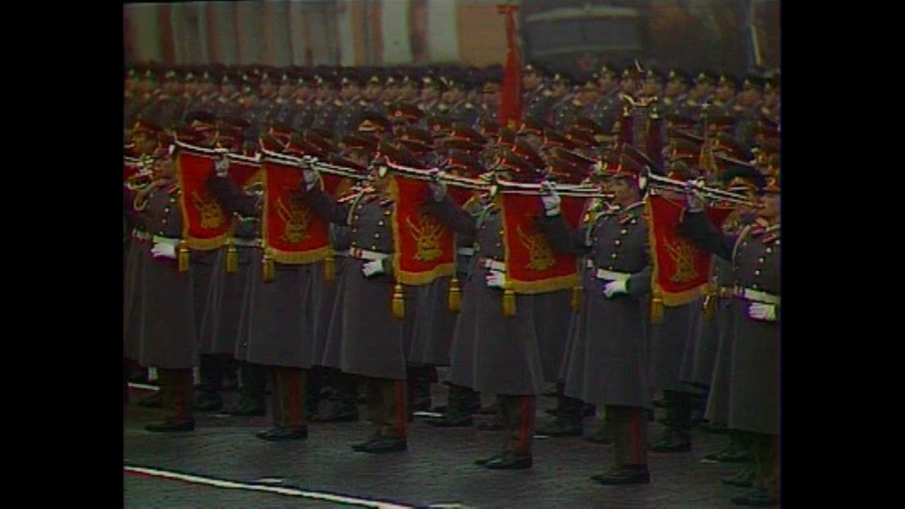 HD Soviet October Revolution Parade, 1975 Парад 7 Ноября