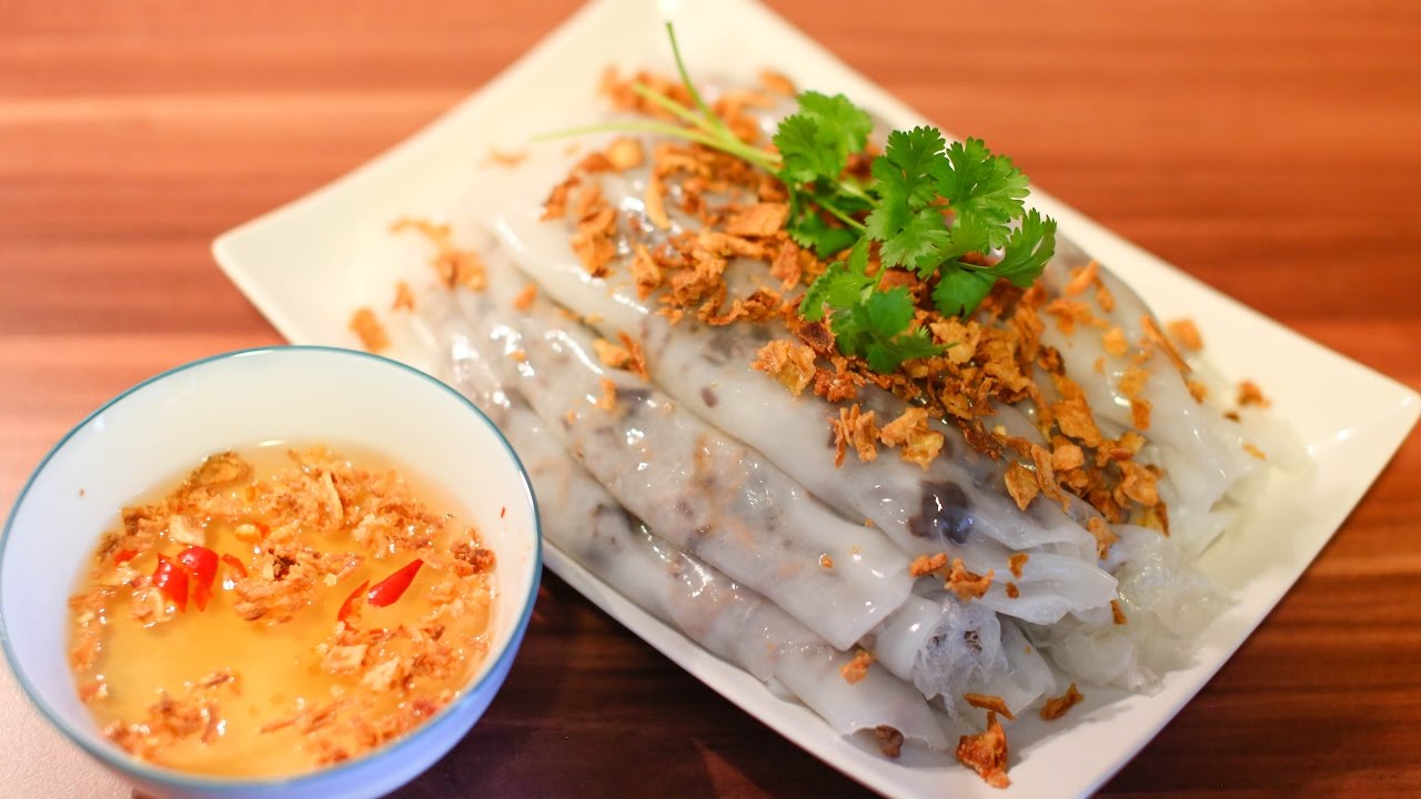 B&Aacute;NH CUỐN - Vietnamese Steamed Rice Rolls