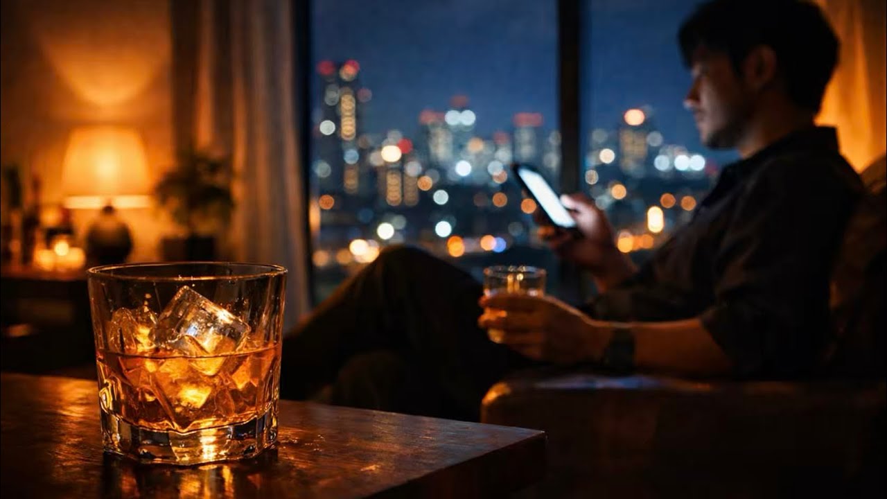 至福の時間　　　#bgm#BGM#jazz#ナイトジャズ#スローテンポ#休日#至福のひととき#水割り#ピアノ