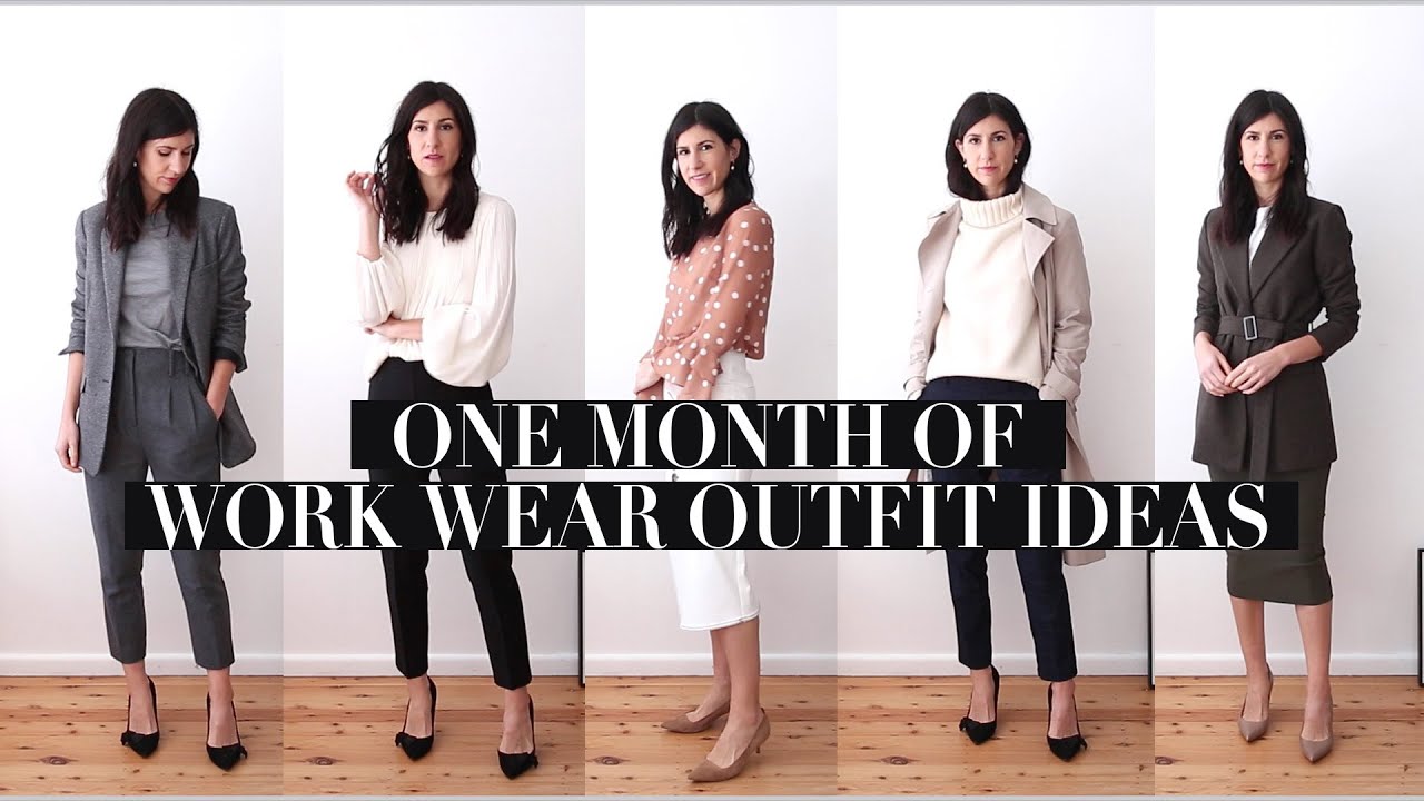ONE MONTH OF WORKWEAR OUTFITS: Transitional Season Professional Office Style Outfits | Mademoiselle