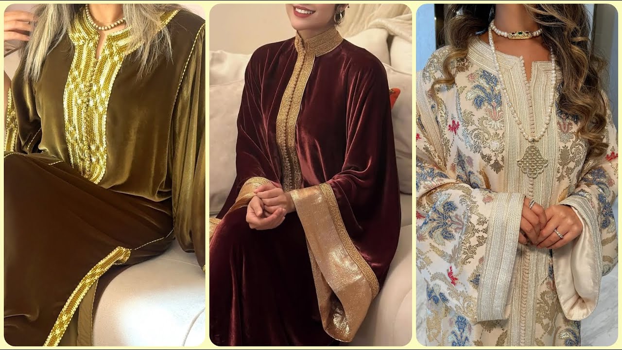 الجديييد 🔥 قفطان و كندورة ألوان وتنسيقات نخوة اخر ما كاين فالموديلات الراقية Gandoura & Caftan 🇲🇦