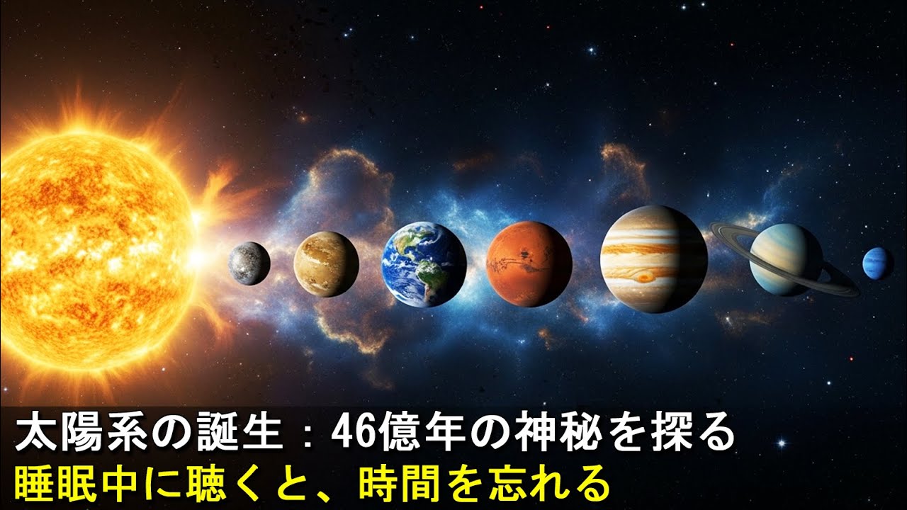 [睡眠ドキュメンタリー] 太陽系の形成