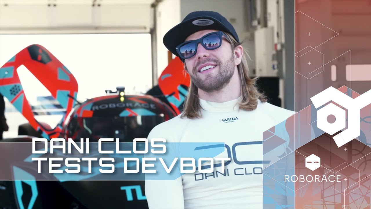 DANI CLOS Tests Autonomous DevBot | Roborace