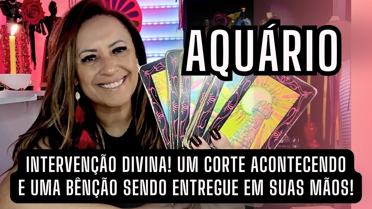 AQUÁRIO ♒️ INTERVENÇÃO DIVINA! UM CORTE ACONTECENDO E UMA BÊNÇÃO SENDO ENTREGUE EM SUAS MÃOS!