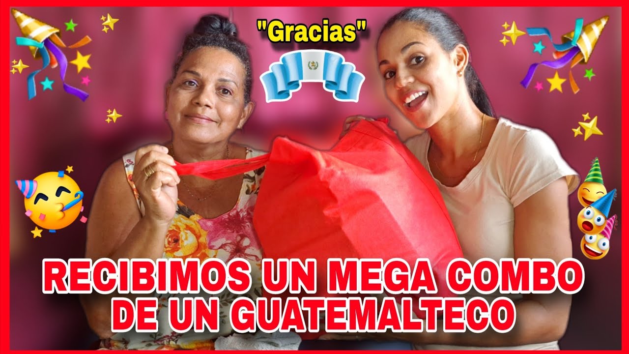 🇬🇹SUSCRIPTOR nos ENVÍA SUPER COMBO💥de COMIDA🥩TANTA FELICIDAD es GRACIAS a USTEDES😭 @reaccionesdedari