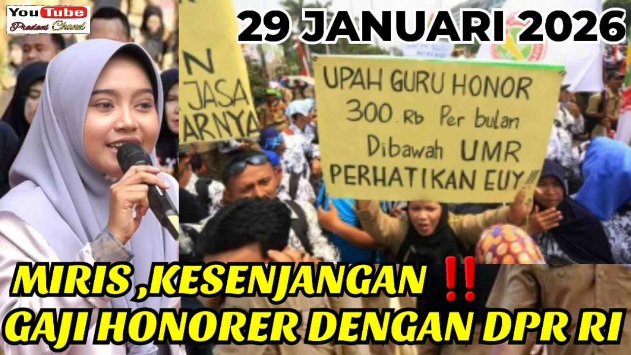 USTADZAH MUMPUNI ANGKAT BICARA,KESENJANGAN GAJI HONORER DENGAN DPR RI ,MIRIS ‼️