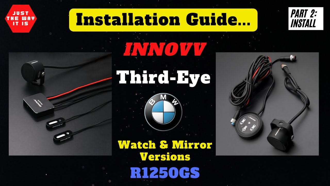 INNOVV Third EYE Radar Blind Spot Detection - Installation Guide BMW GS & GSA - How To Install