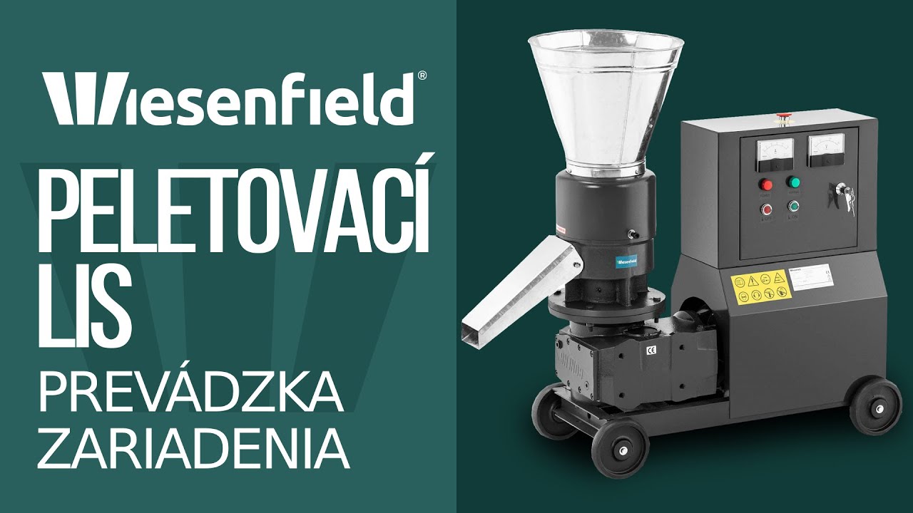 Peletovací lis Wiesenfield WIE-PM-2000 | Prevádzka zariadenia