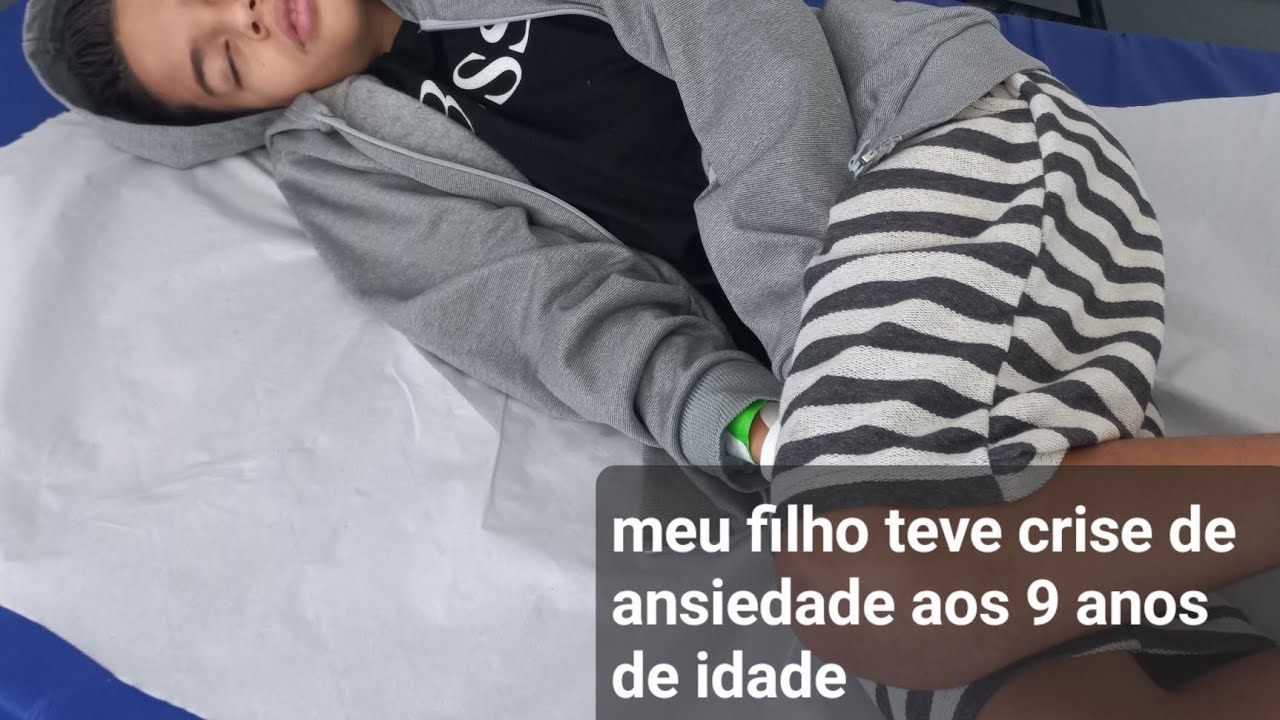 Eu perdi meu pai,e meu filho perdeu o chão. (A crise dele era saudade que não sabia falar