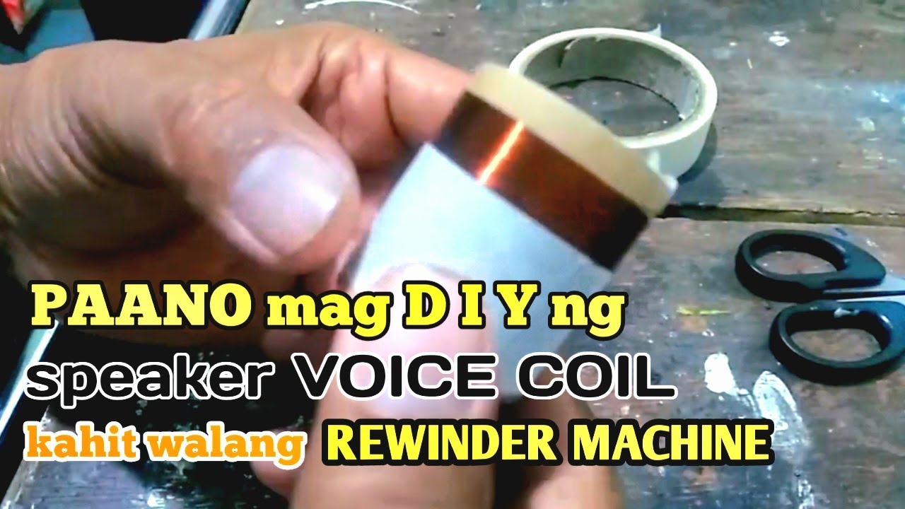Paano gumawa ng voice coil?