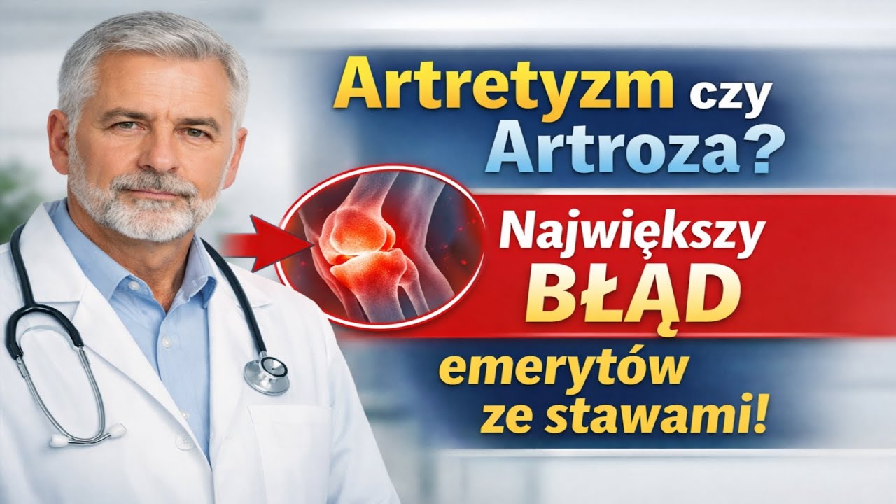 Artretyzm czy Artroza? Oto największy błąd, kt&oacute;ry popełnia dziewięćdziesiąt procent emeryt&oacute;w lecząc