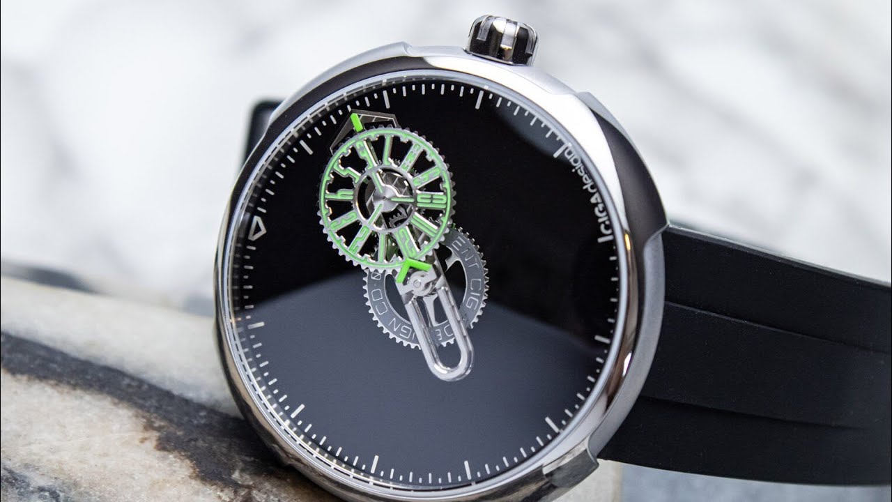 Обзор часов CIGA Design Time Cipher: объяснение футуристического механического отображения времен...
