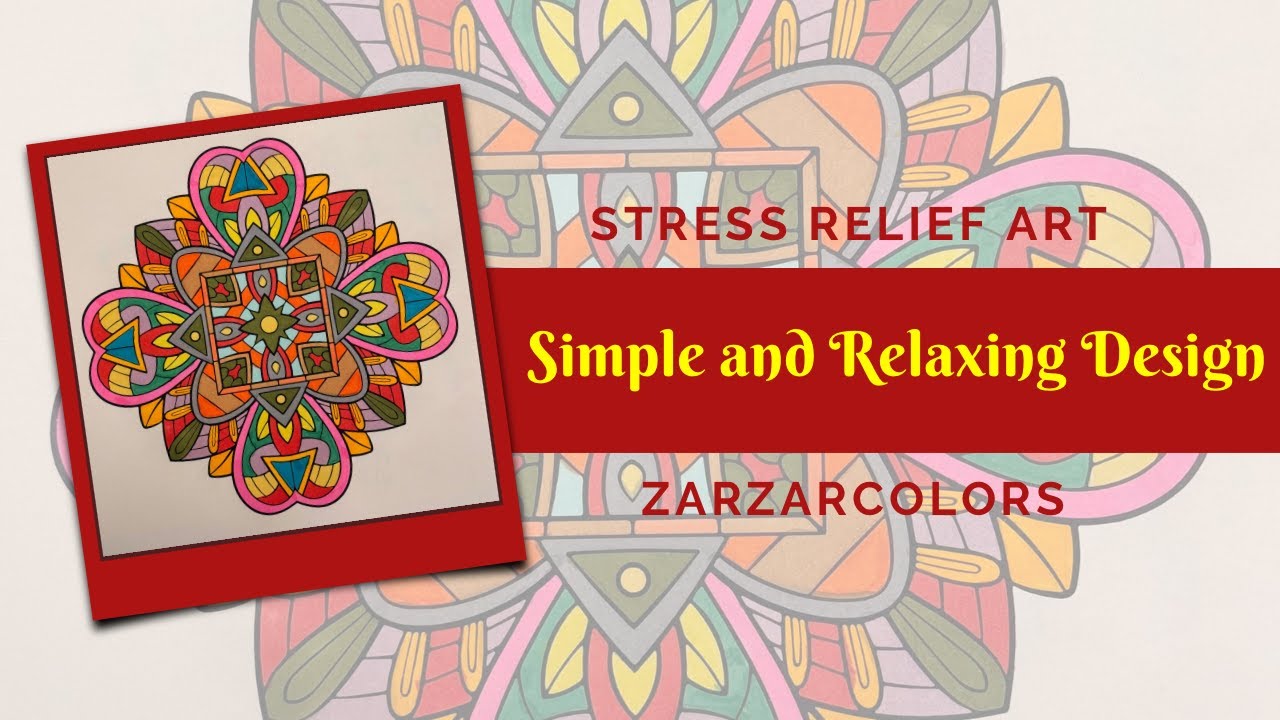 Mandala Coloring for Beginners: Simple and Relaxing Design