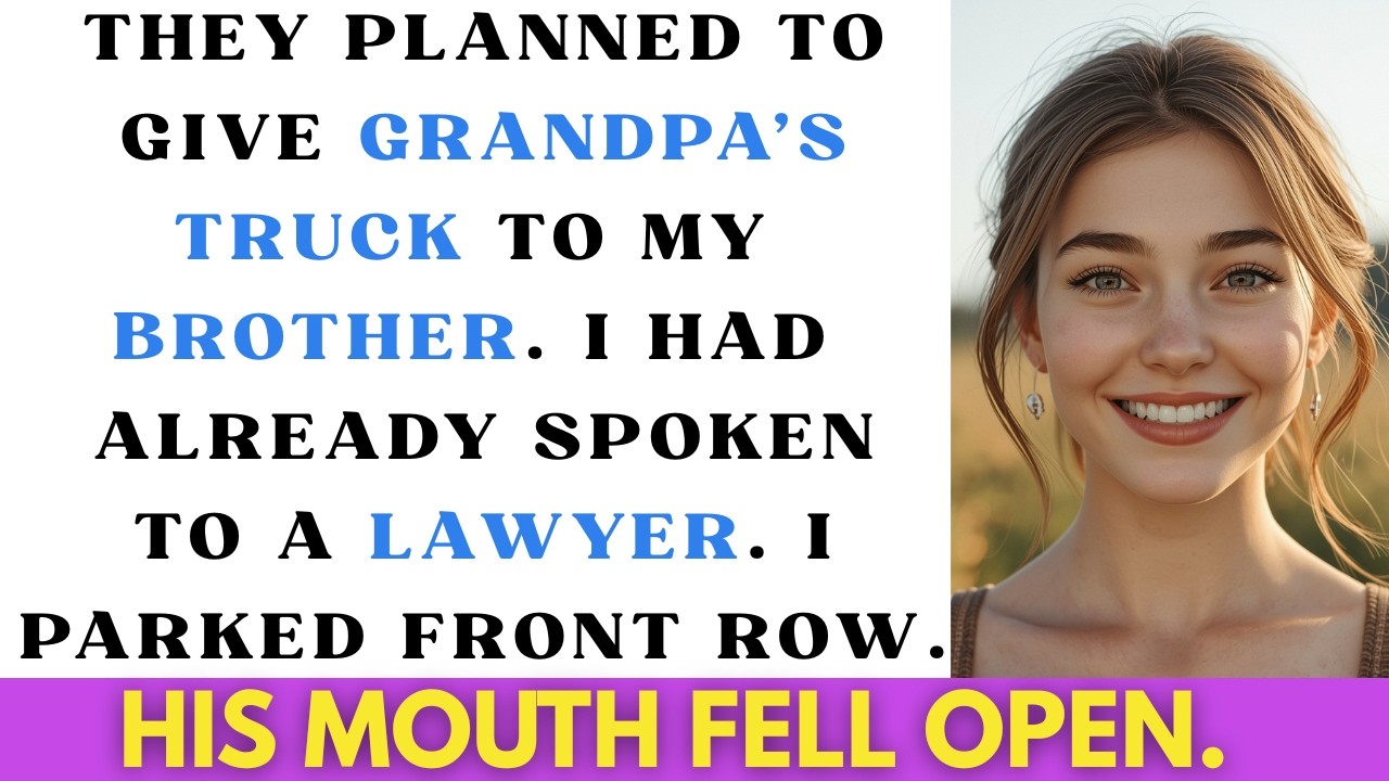 My Parents Took My Grandfather's Truck Every Sunday — Until I Showed Up First