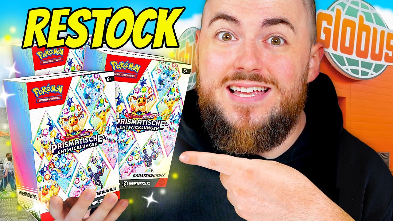 Der Pokémon Prismatische Enwicklungen Restock ABER..