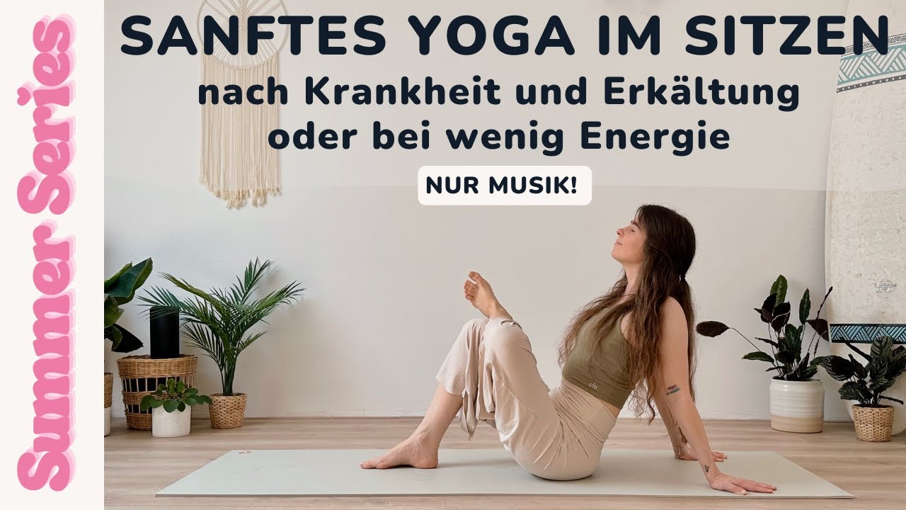 10 MIN SANFTES YOGA NACH ERKÄLTUNG & KRANKHEIT || entspannen, dehnen & besser fühlen 🌸 [ohne reden]
