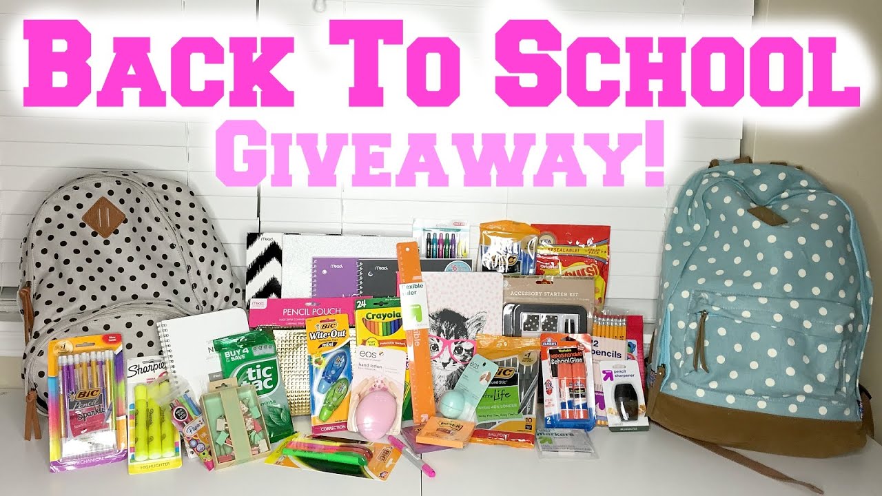 Back to School GIVEAWAY! ♥ [2 Winners]