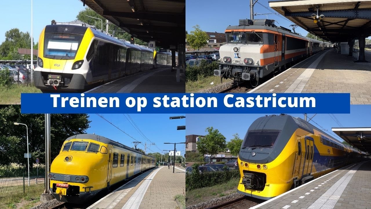 Treinen op station Castricum - 3 september 2022