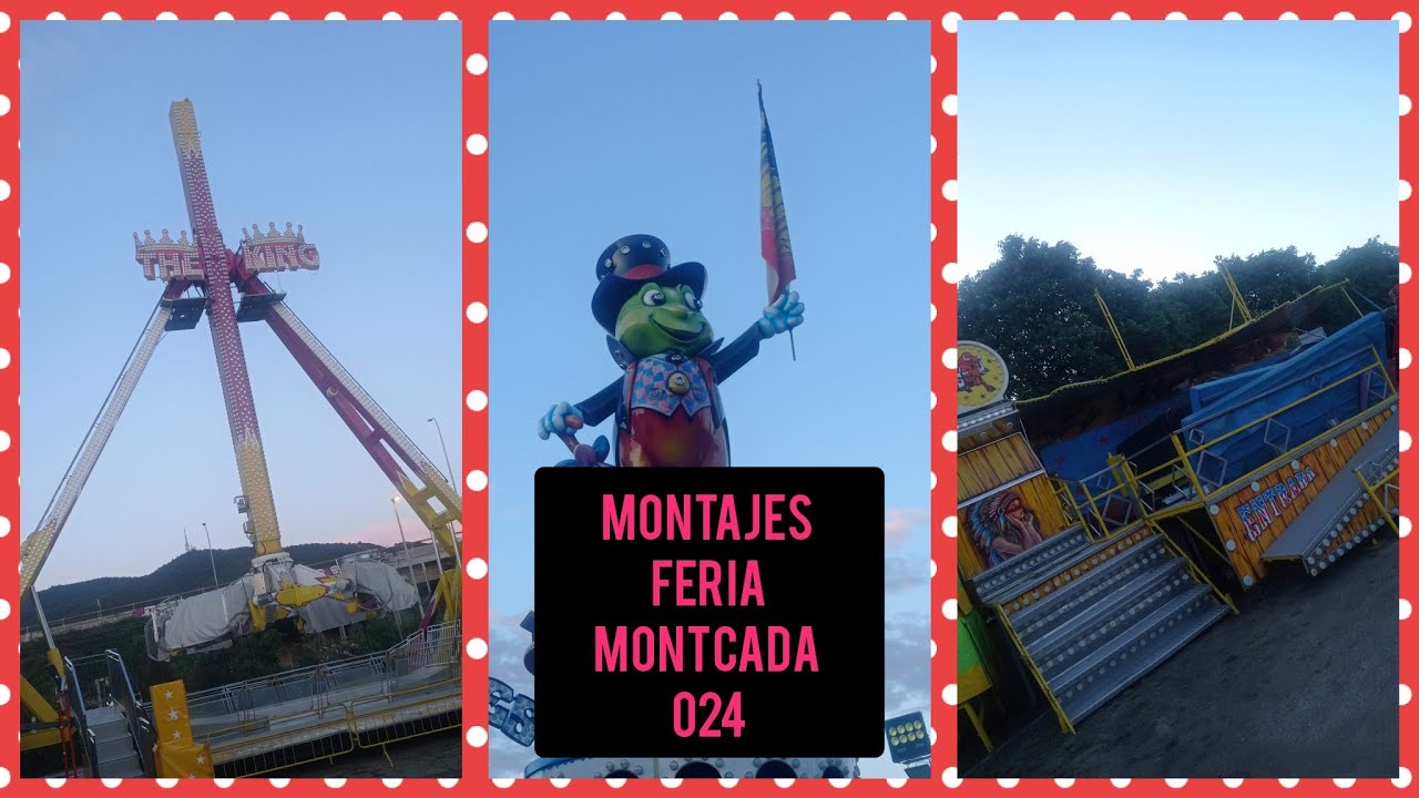 Montajes feria de atracciones de Montcada 024