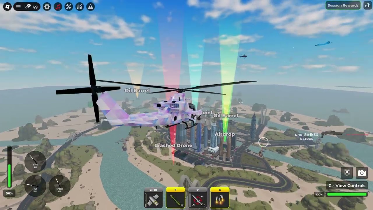 Destroying War Tycoon server with the BUFFED AH-1Z Viper!