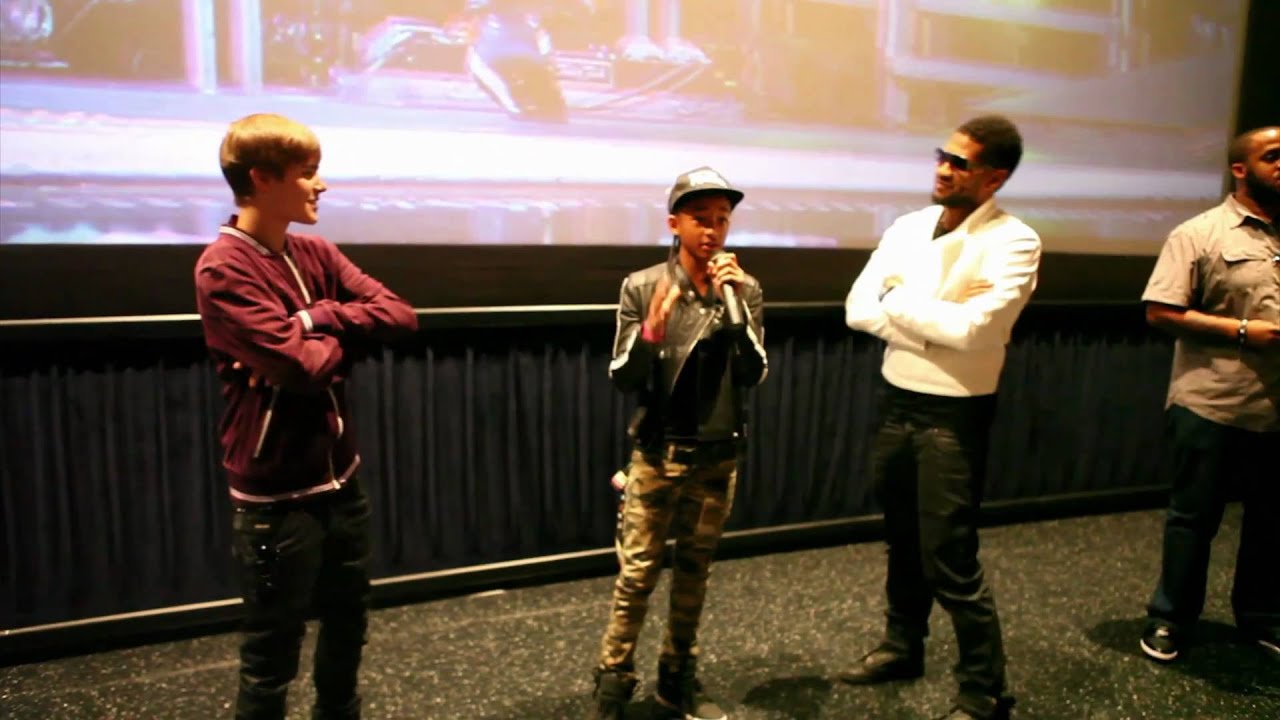 Justin Bieber, Jaden Smith & Usher 