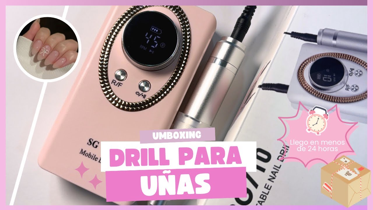 UNBOXING | Drill para Uñas portátil | Mercado Libre