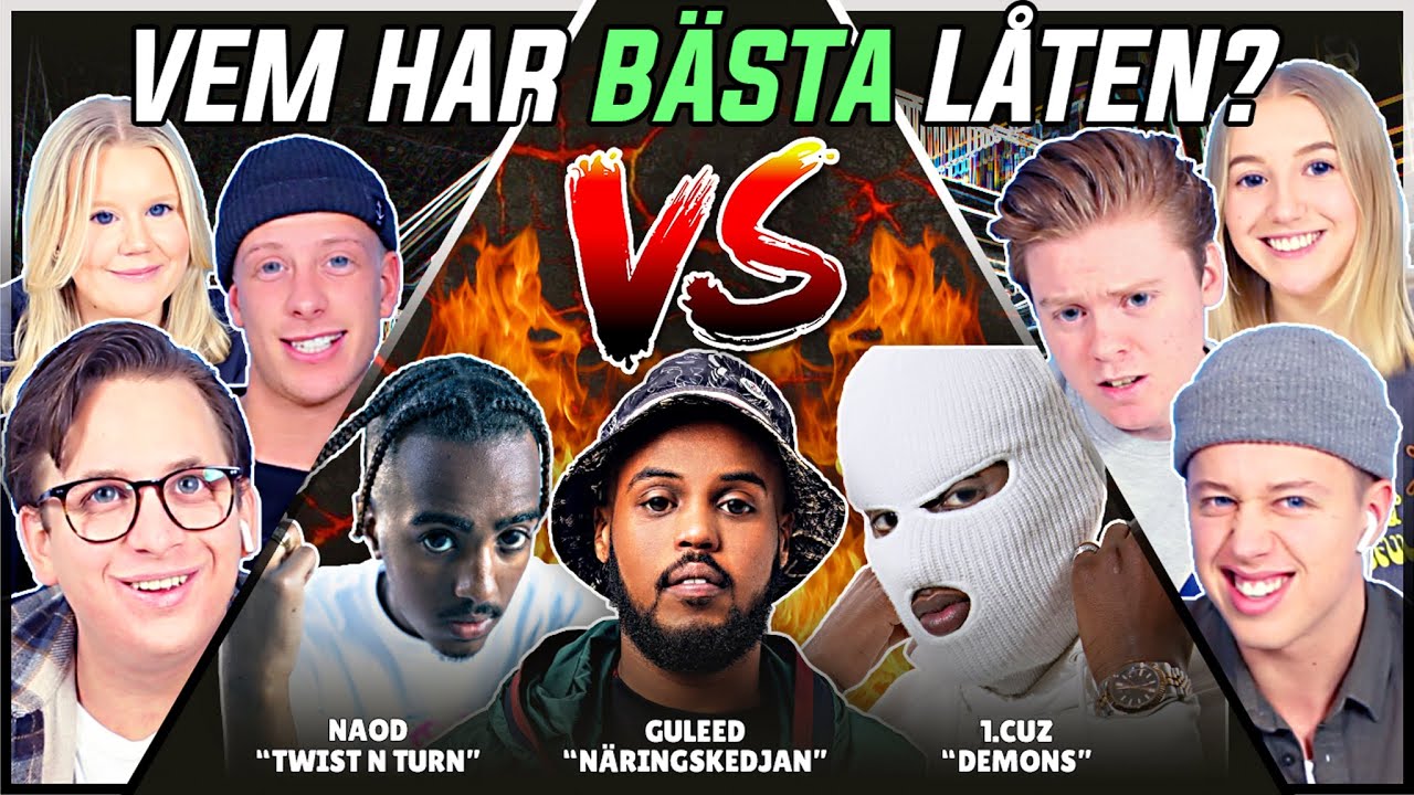 VEM HAR BÄSTA LÅTEN? (Naod, 1.Cuz, Guleed) | Swedish Rap Reaction | #16