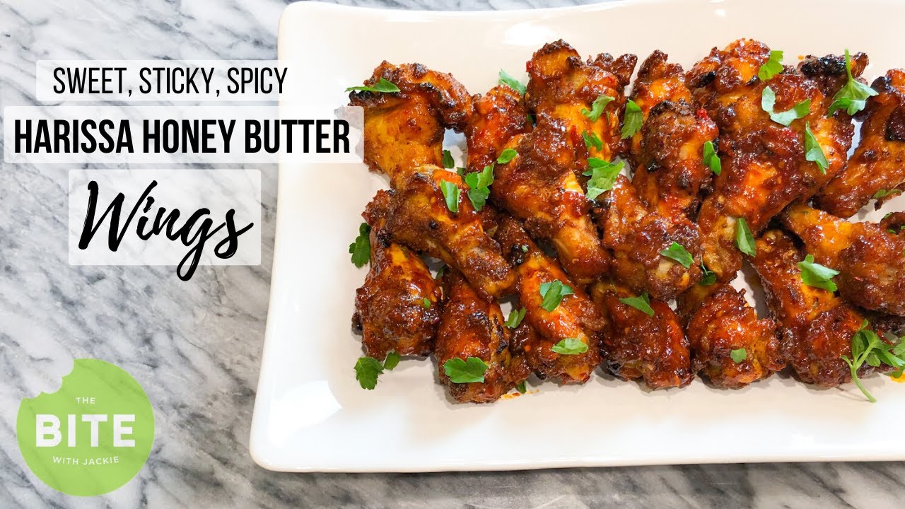The BEST Harissa Honey Butter Wings! - Crispy Baked Wings -  Episode 91