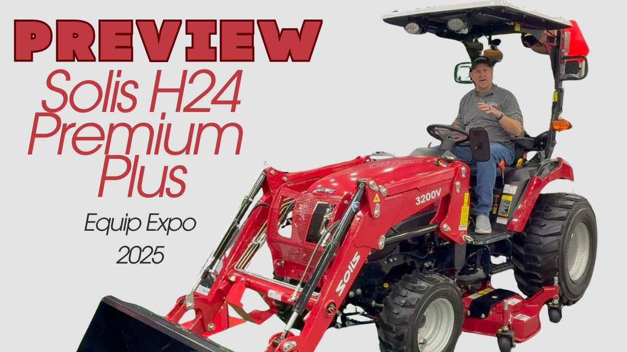 Новый Solis H24 Premium Plus: первый взгляд на выставку Equip Expo 2025.