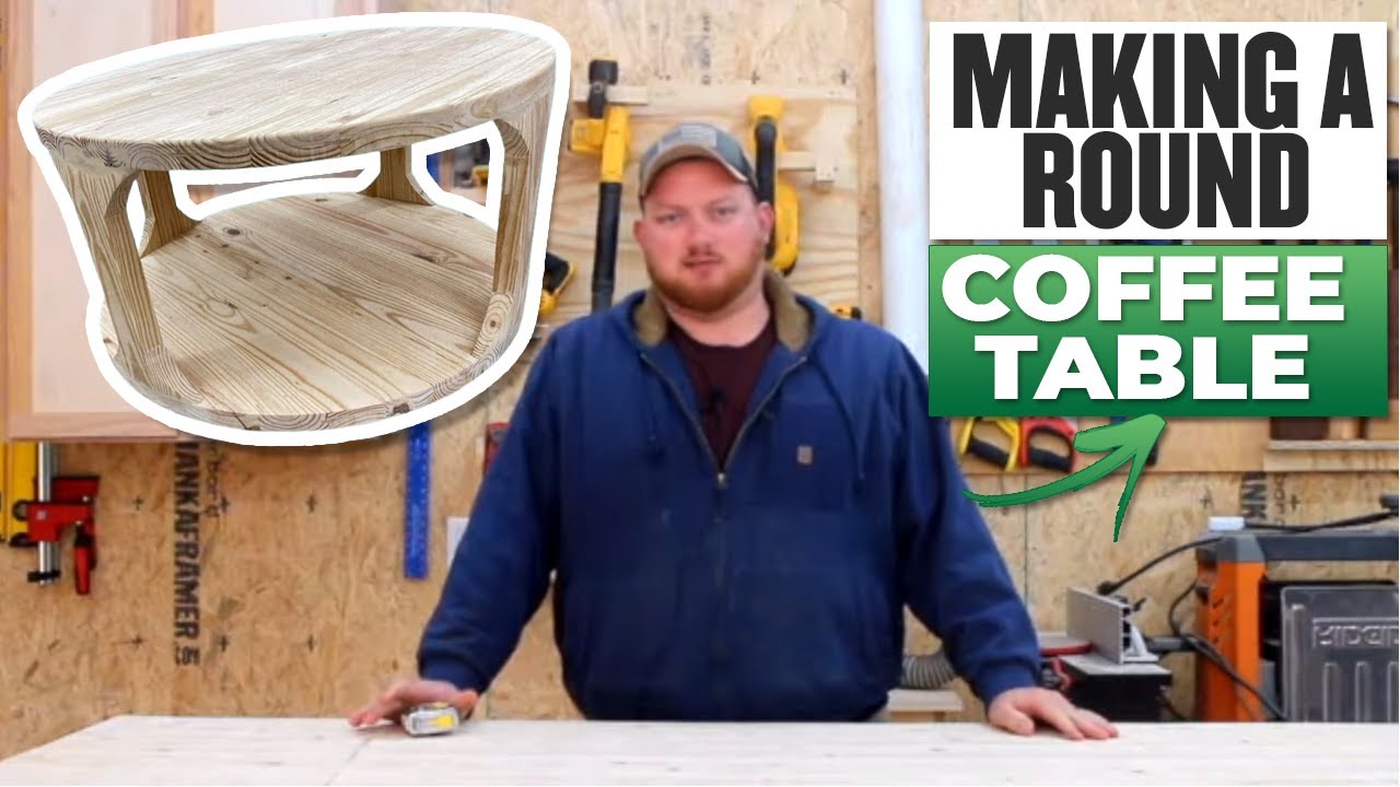 Making A Round Coffee Table - Modern Coffee Table - Furniture Making