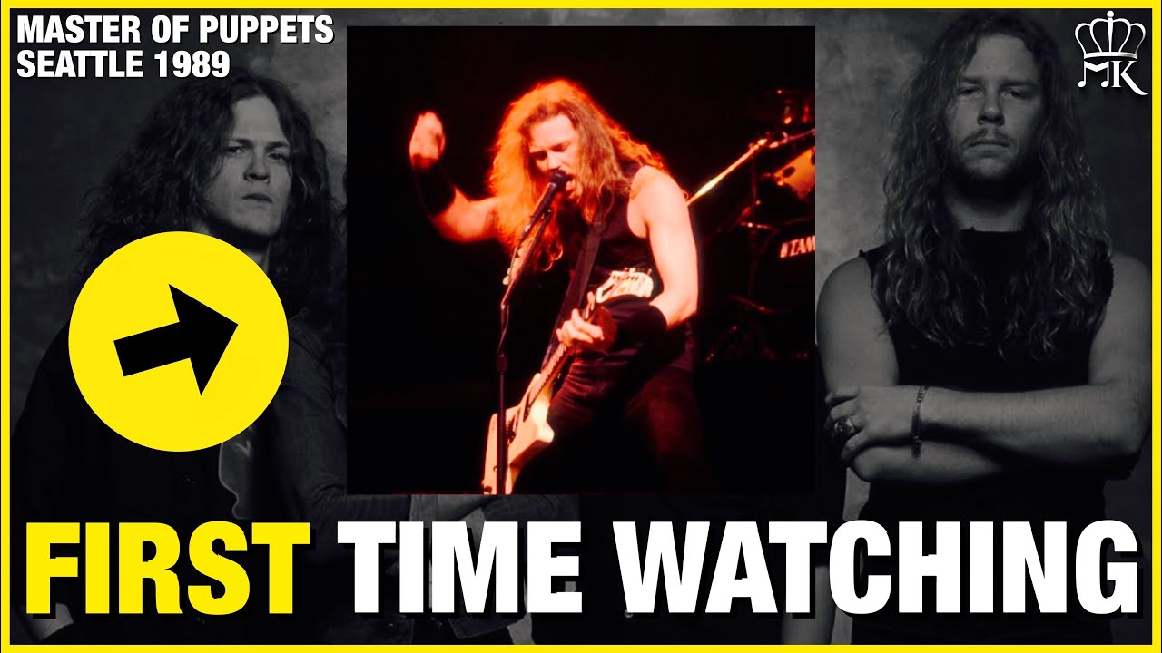 A Non-Metalhead's First Time Watching MASTER OF PUPPETS by Metallica - Seattle Live 1989 REACTION