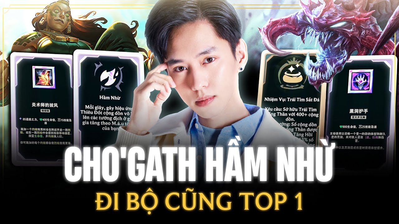 XiaoChaoMeng Với Lối Chơi Cho'Gath Cực Kỳ Biến Thái Khi Bắt Cặp Illaoi Stack Khổng Thần Siêu Nhanh